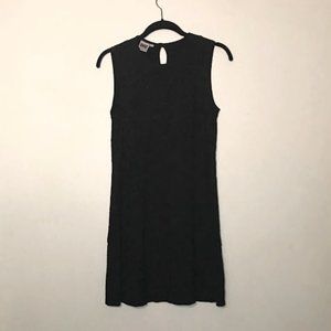 JOHNNY WAS COLLECTION, SHORT BLACK DRESS, SIZE S, EMBOSSED